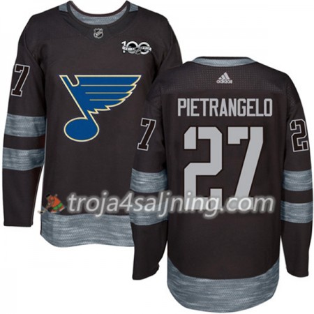 St. Louis Blues tröja Alex Pietrangelo 27 1917-2017 100th Anniversary Adidas Svart Authentic - NHL Tröjor Herr St. Louis Blues tröja Alex Pietrangelo 27 1917-2017 100th Anniversary Adidas Svart Authentic - NHL Tröjor Herr